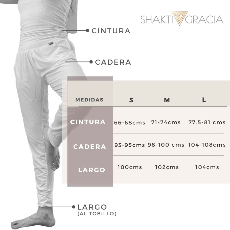 Pantalon Yoga Mujer Blanco